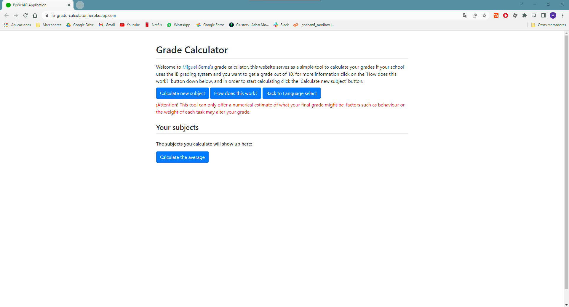 Grade Calculator